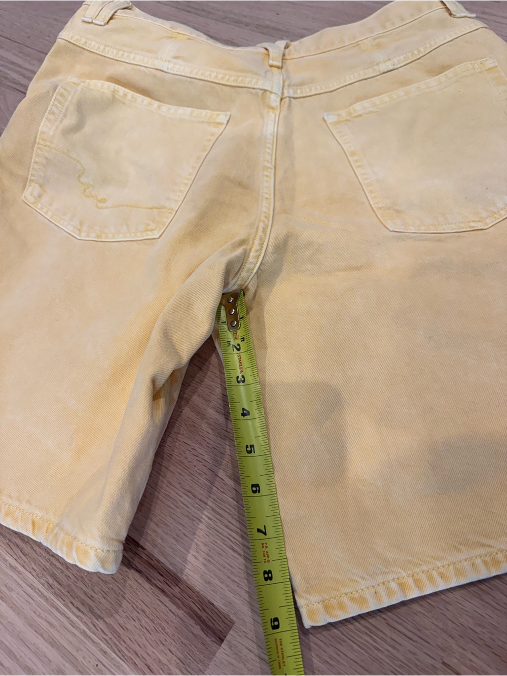 We The Free Yellow Montana Jean Shorts - Picture 10 of 14